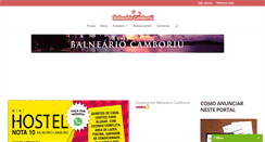 Desktop Screenshot of camboriu.com.br