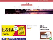 Tablet Screenshot of camboriu.com.br